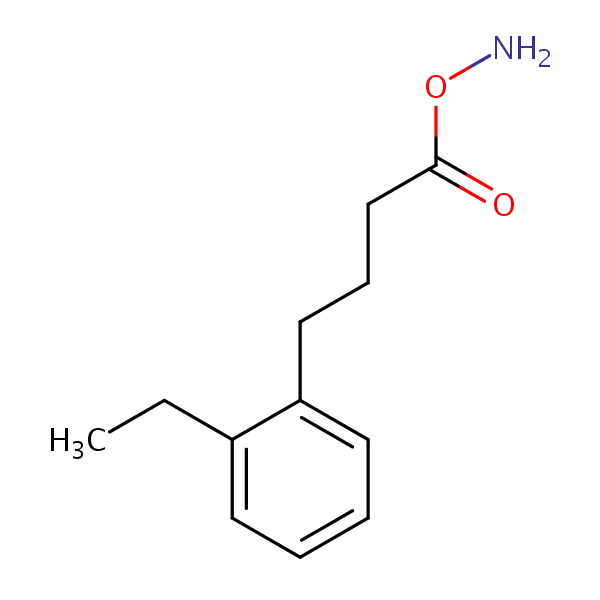Ethyl (1)-alpha-aminobenzenebutyrate structural formula