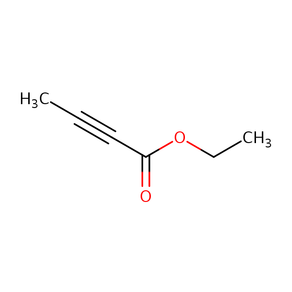 Ethyl 2-butynoate structural formula