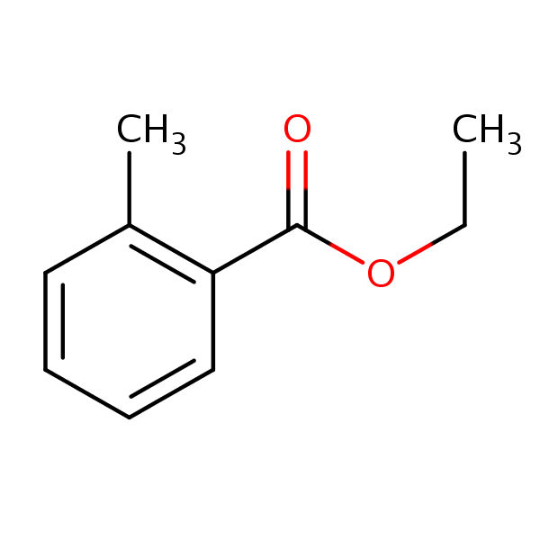 Ethyl 2-methylbenzoate structural formula
