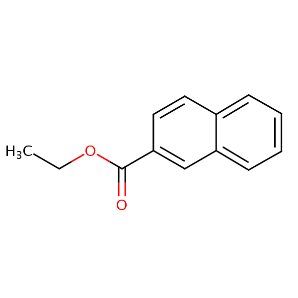 Ethyl 2-naphthoate structural formula