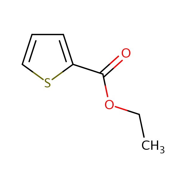 Ethyl 2-thenoate structural formula