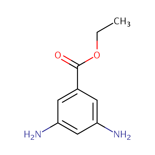 Ethyl 3,5-diaminobenzoate structural formula