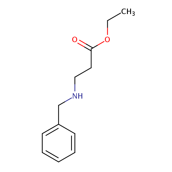 Ethyl N-benzyl-beta-alaninate structural formula