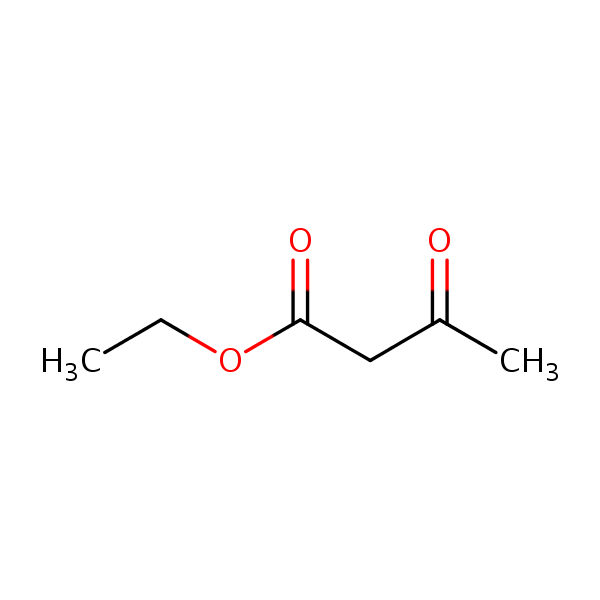 Ethyl acetoacetate structural formula