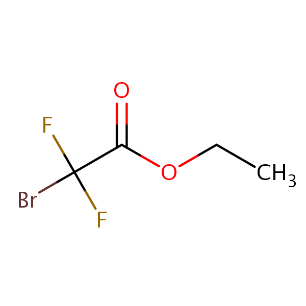 Ethyl bromodifluoroacetate structural formula