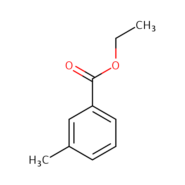 Ethyl m-toluate structural formula