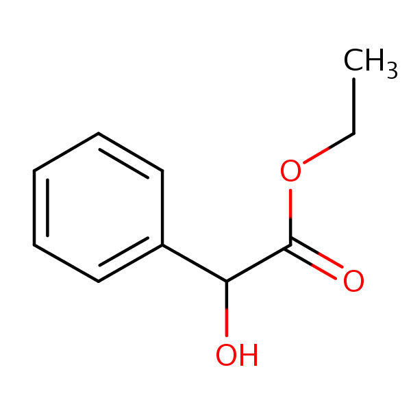 Ethyl mandelate structural formula