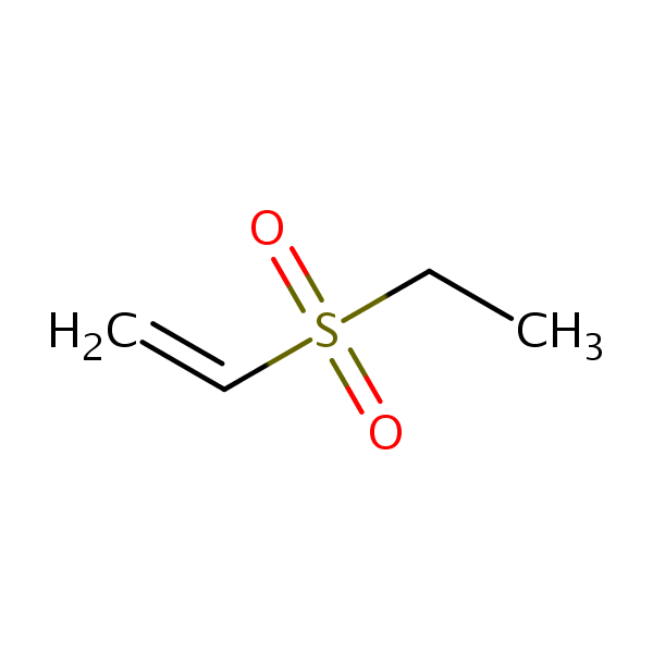 Ethyl vinyl sulfone structural formula