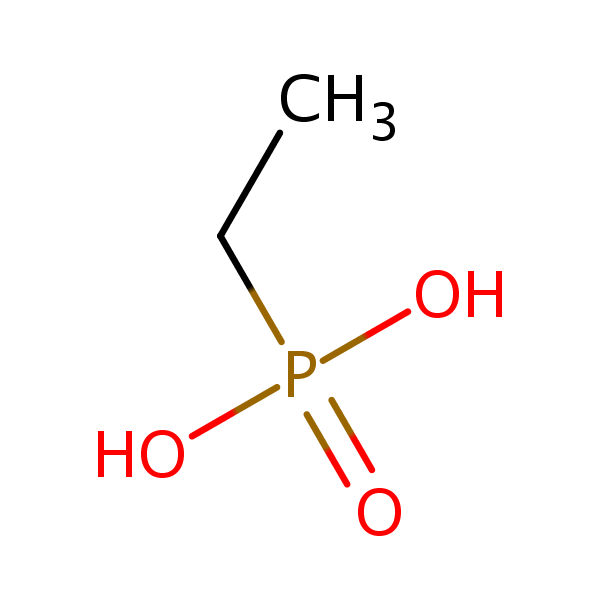 Ethylphosphonic Acid structural formula