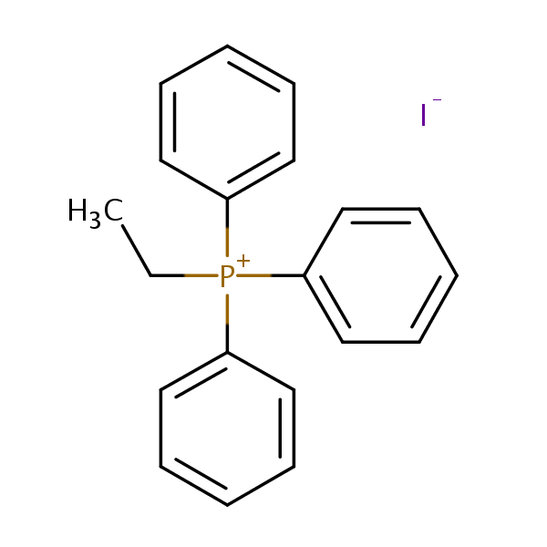 Ethyltriphenylphosphonium iodide structural formula