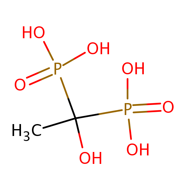 Etidronic Acid structural formula