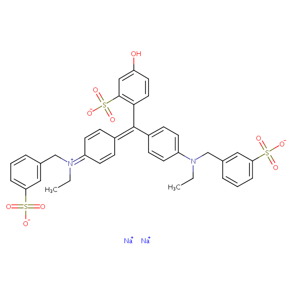 FD&C Green No. 3 structural formula