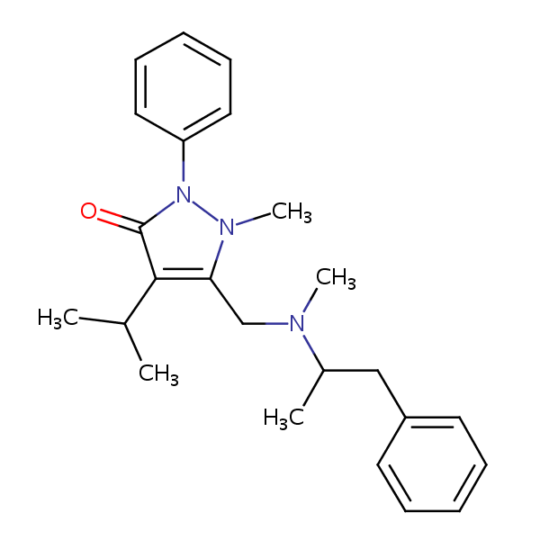 Famprofazone structural formula