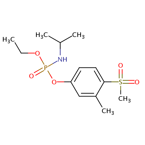 Fenamiphos sulfone structural formula