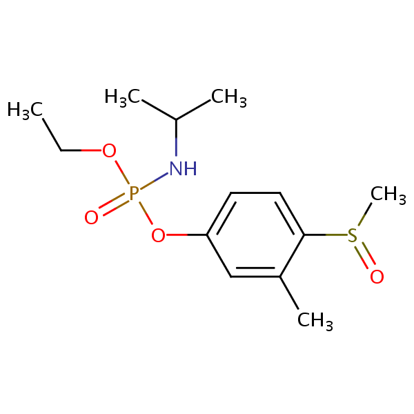 Fenamiphos sulfoxide structural formula