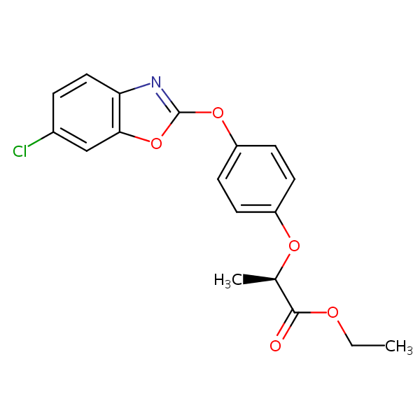 Fenoxaprop-P-ethyl structural formula