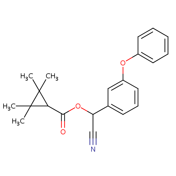 Fenpropathrin structural formula