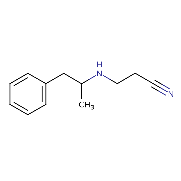 Fenproporex structural formula