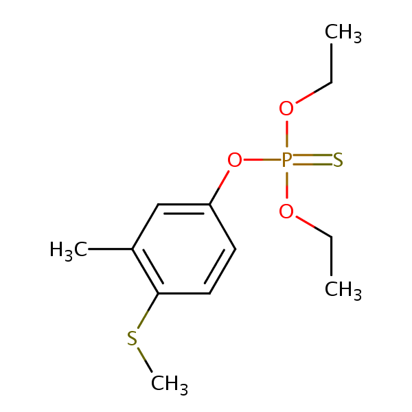 Fenthion-ethyl structural formula