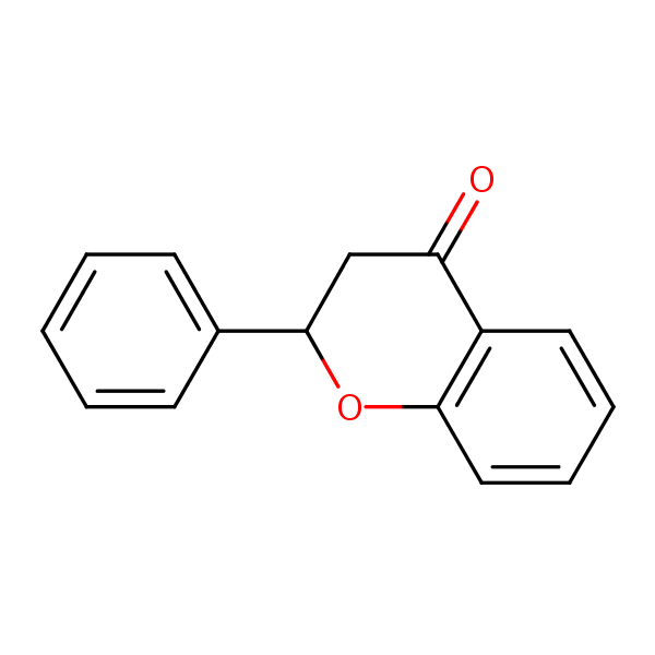 Flavanone structural formula