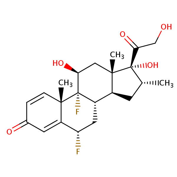 Flumethasone structural formula