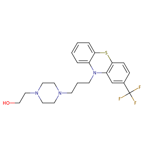 Fluphenazine structural formula