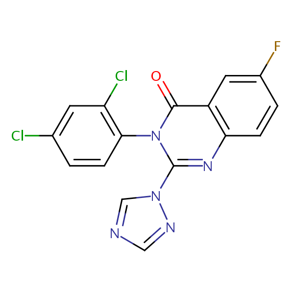 Fluquinconazole structural formula
