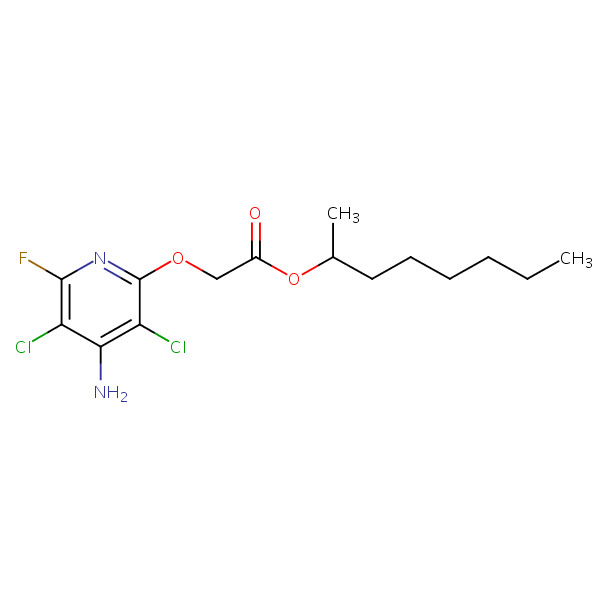 Fluroxypyr-meptyl structural formula