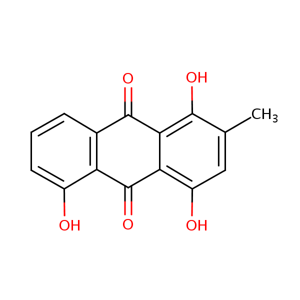 Funiculosin (anthraquinone) structural formula