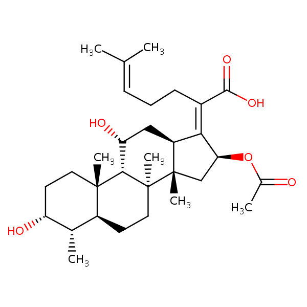 Fusidic acid structural formula