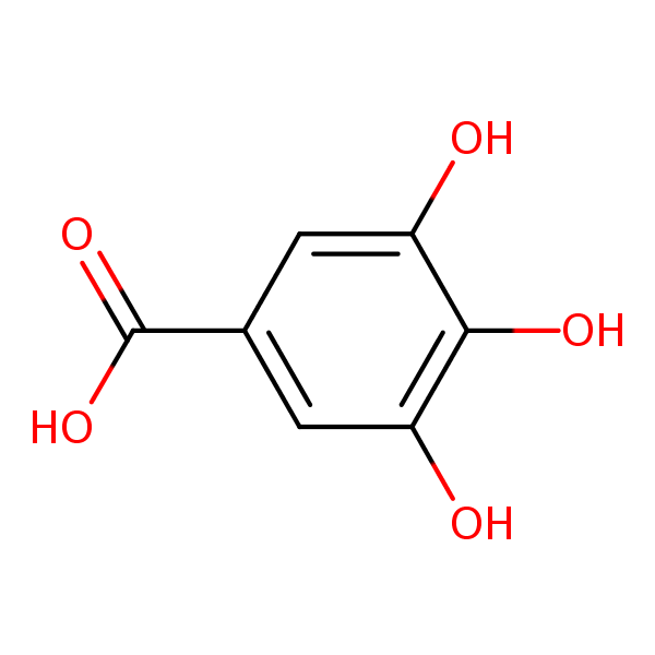 Gallic acid structural formula