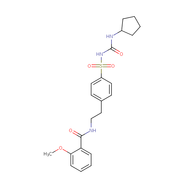 Glisentide structural formula