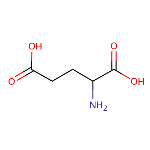 Glutamic Acid structural formula