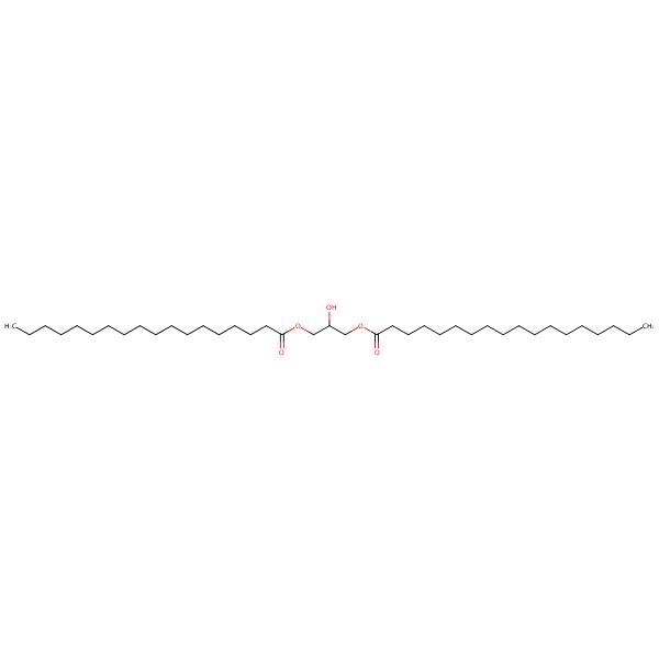 Glyceryl dioctadecanoate structural formula