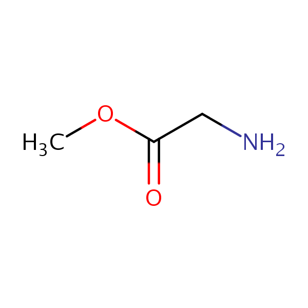 Glycine methyl ester structural formula