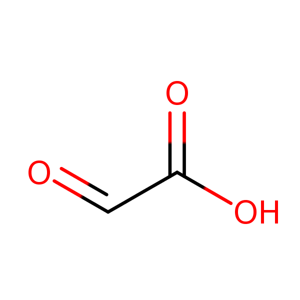 Glyoxylic acid structural formula
