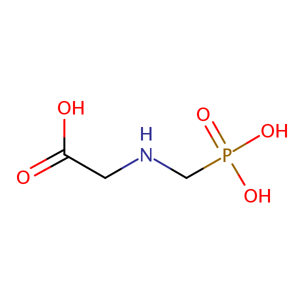 Glyphosate structural formula