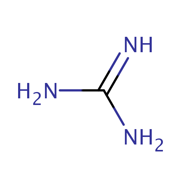 Guanidine structural formula