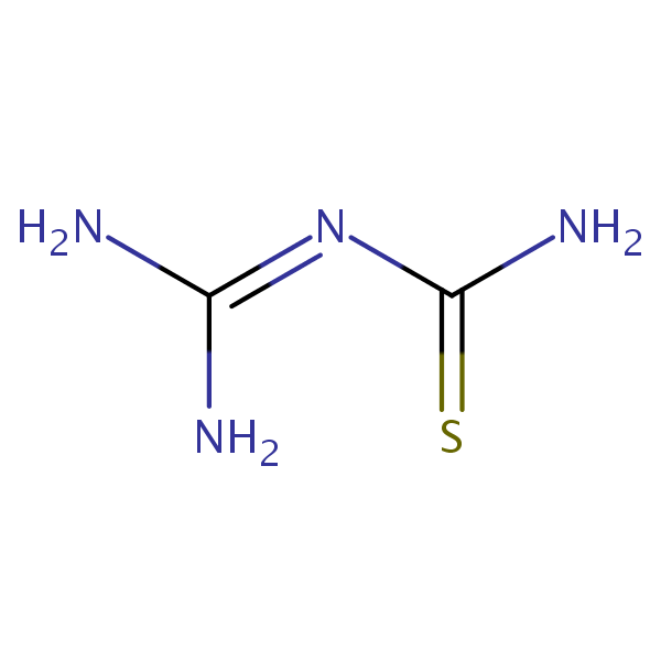 Guanylthiourea structural formula