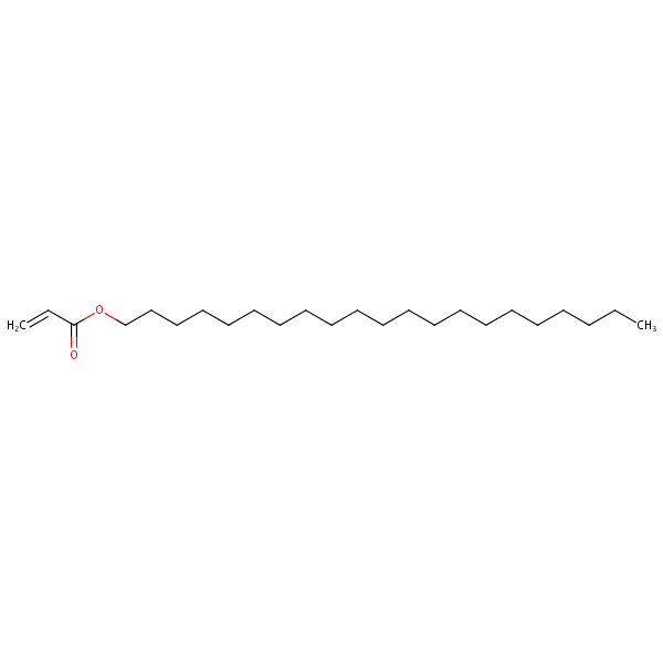 Henicosyl acrylate structural formula