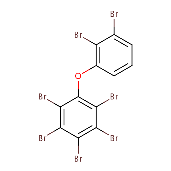 Heptabromodiphenyl ether structural formula