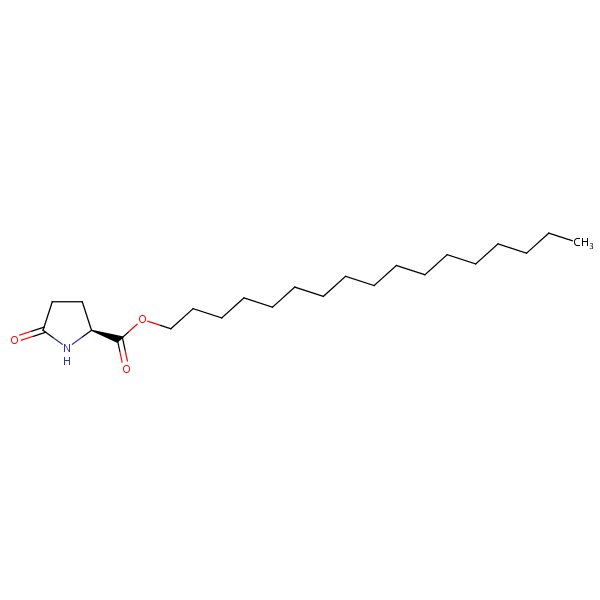 Heptadecyl 5-oxo-L-prolinate structural formula
