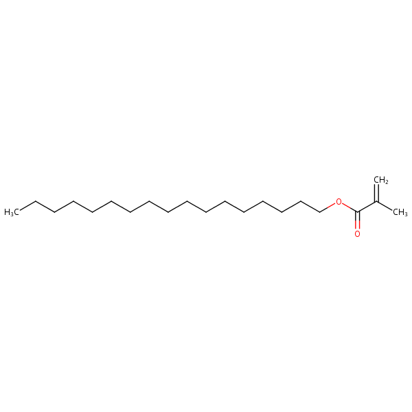 Heptadecyl methacrylate structural formula