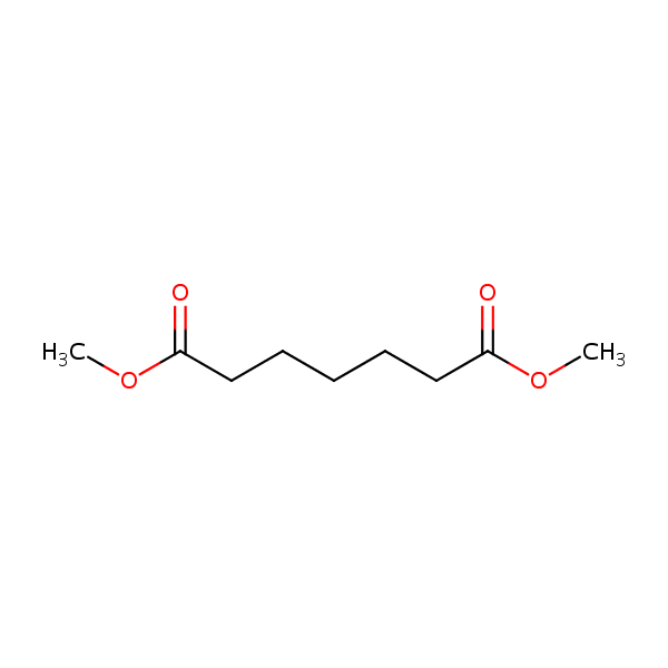 Heptanedioic acid, dimethyl ester structural formula