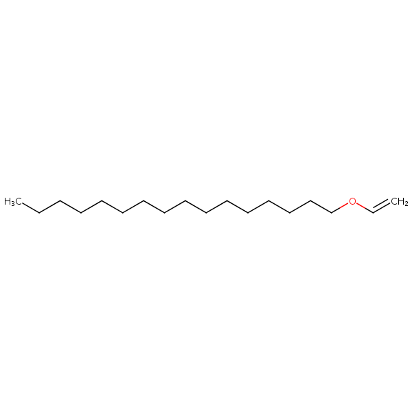 Hexadecane, 1-(ethenyloxy)- structural formula