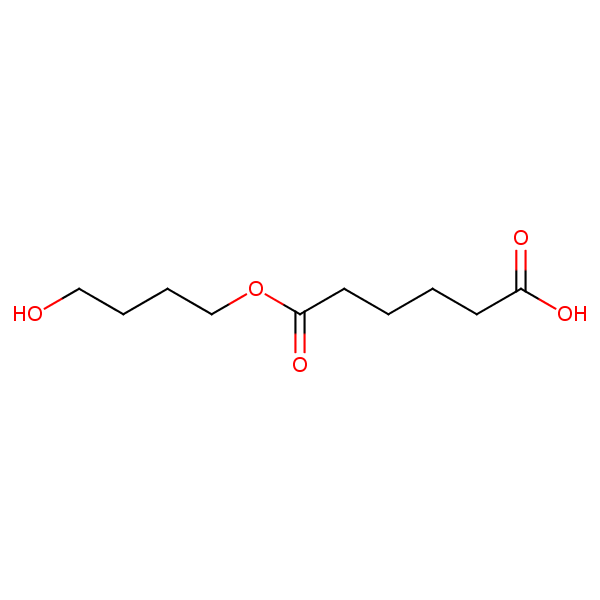 Hexanedioic acid, ester with 1,4-butanediol structural formula