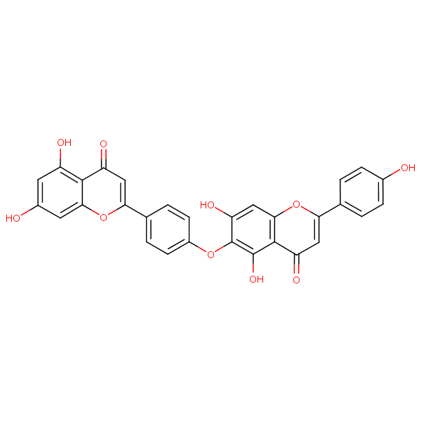 Hinokiflavone structural formula