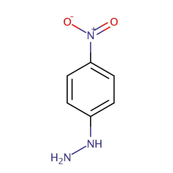 Hydrazine, (4-nitrophenyl)- structural formula