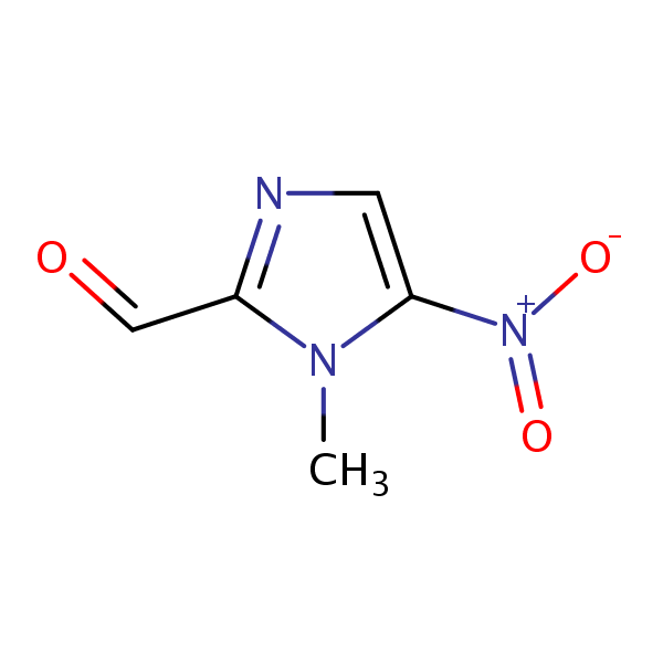 Imidazole-2-carboxaldehyde, 1-methyl-5-nitro- structural formula