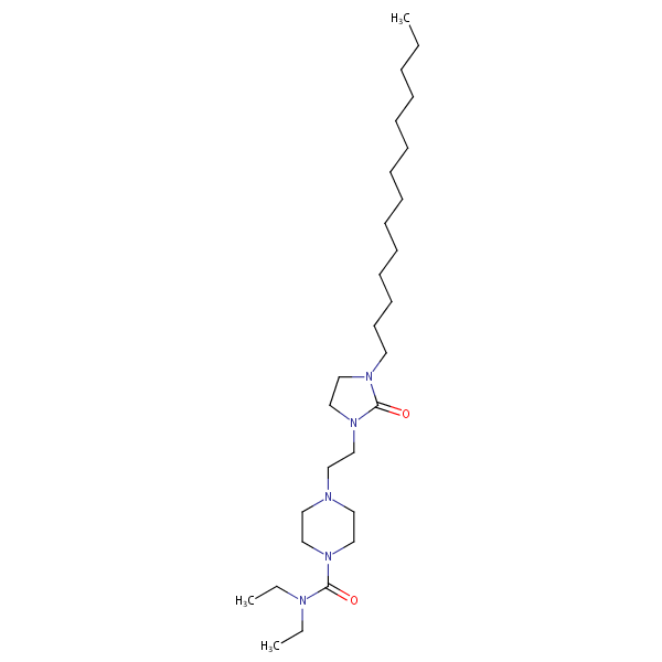 Impacarzine structural formula